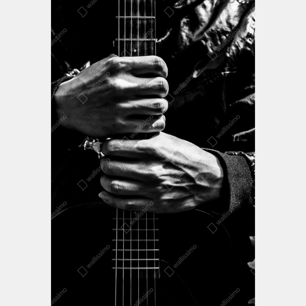 Repositionierbarer Aufkleber hände am gitarrenhals – Wallnifity® Repositionierbarer Aufkleber hände am gitarrenhals – Wallnifity®