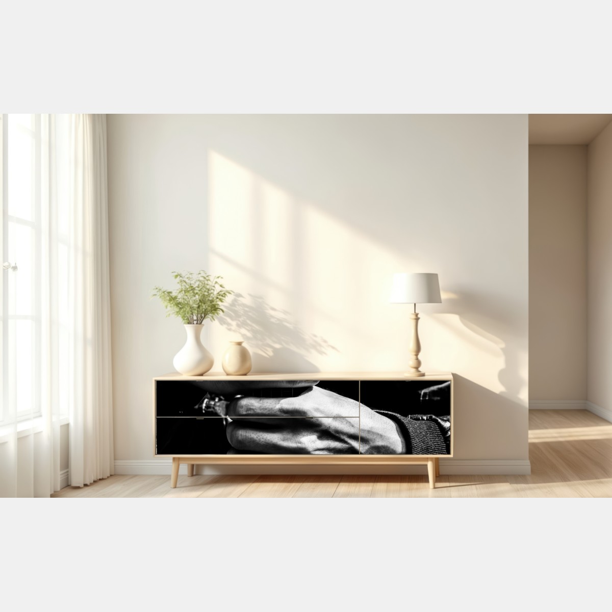 Repositionierbarer Aufkleber hände am gitarrenhals – Wallnifity® Repositionierbarer Aufkleber hände am gitarrenhals – Wallnifity®