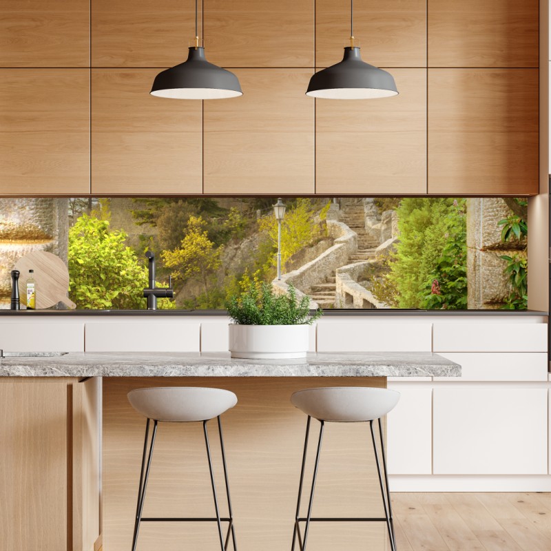 Repositionierbarer Aufkleber London skyline mit spiegelung auf dem fluss – Wallnifity®