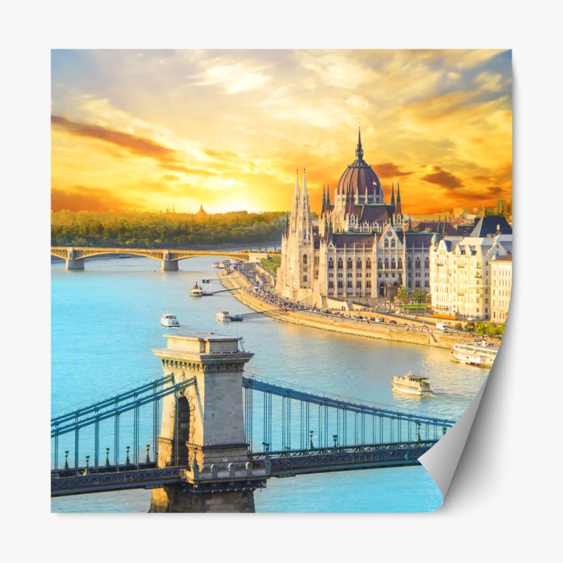 Repositionierbarer Aufkleber goldenes blattmuster nahtloses design – Wallnifity®