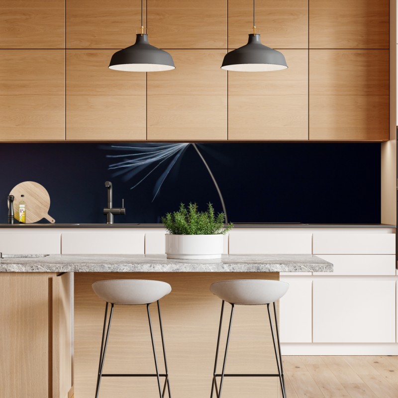 Repositionierbarer Aufkleber dunkle violette tulpen auf weißem hintergrund – Wallnifity®
