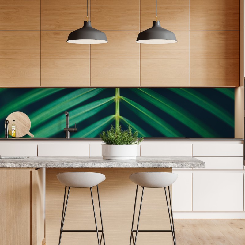 Repositionierbarer Aufkleber monochrome lilie nahaufnahme – Wallnifity®