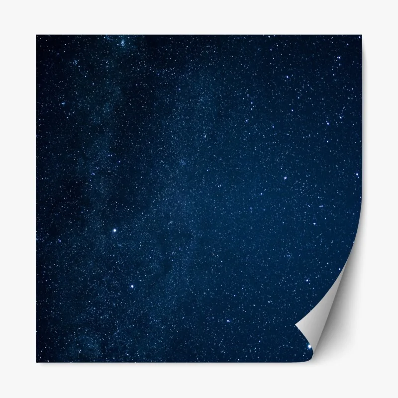 Repositionierbarer Aufkleber tiefblauer sternenhimmel – Wallnifity® Repositionierbarer Aufkleber tiefblauer sternenhimmel – Wallnifity®