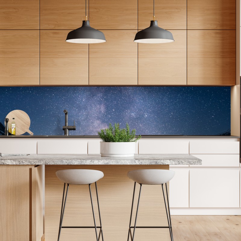 Repositionierbarer Aufkleber buntes bausteinmuster – Wallnifity®