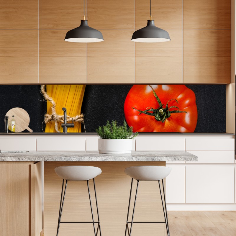 Repositionierbarer Aufkleber neblige blaue bergschichten – Wallnifity®