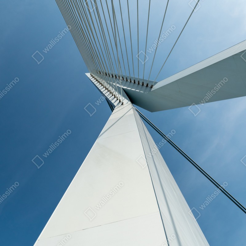 Repositionierbarer Aufkleber aufsteigende linien: moderner brückenpylon – Wallnifity® Repositionierbarer Aufkleber aufsteigende linien: moderner brückenpylon – Wallnifity®