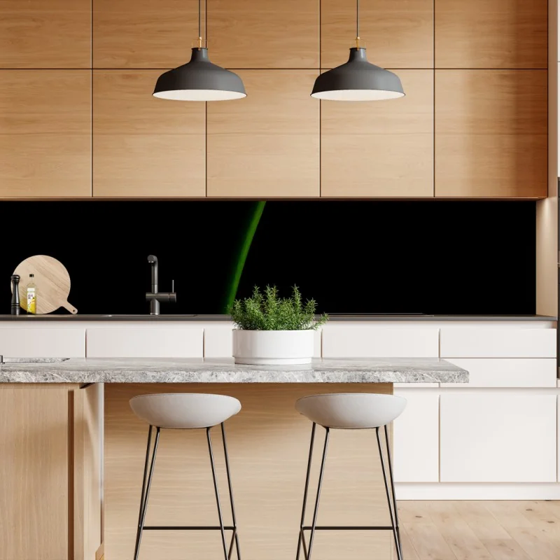 Repositionierbarer Aufkleber goldene calla auf schwarzem hintergrund – Wallnifity® Repositionierbarer Aufkleber goldene calla auf schwarzem hintergrund – Wallnifity®