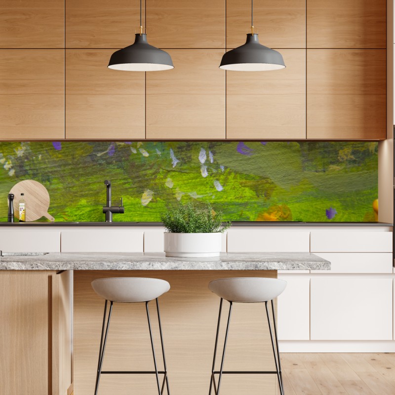 Repositionierbarer Aufkleber elegante callas in monochrom – Wallnifity®