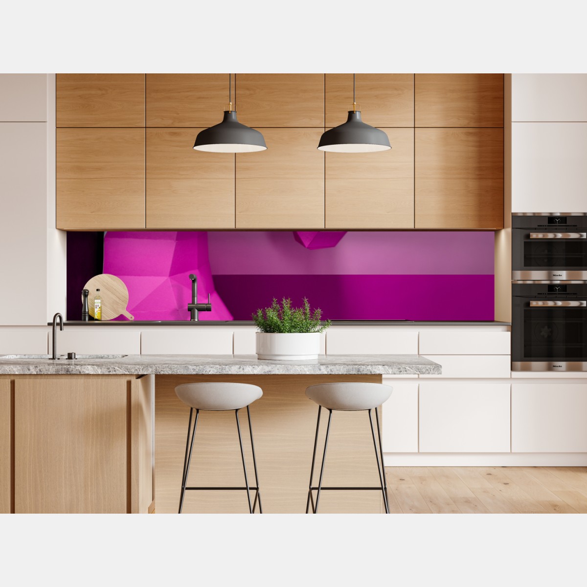 Repositionierbarer Aufkleber rosa geometrisches einhorn wanddekoration – Wallnifity® Repositionierbarer Aufkleber rosa geometrisches einhorn wanddekoration – Wallnifity®