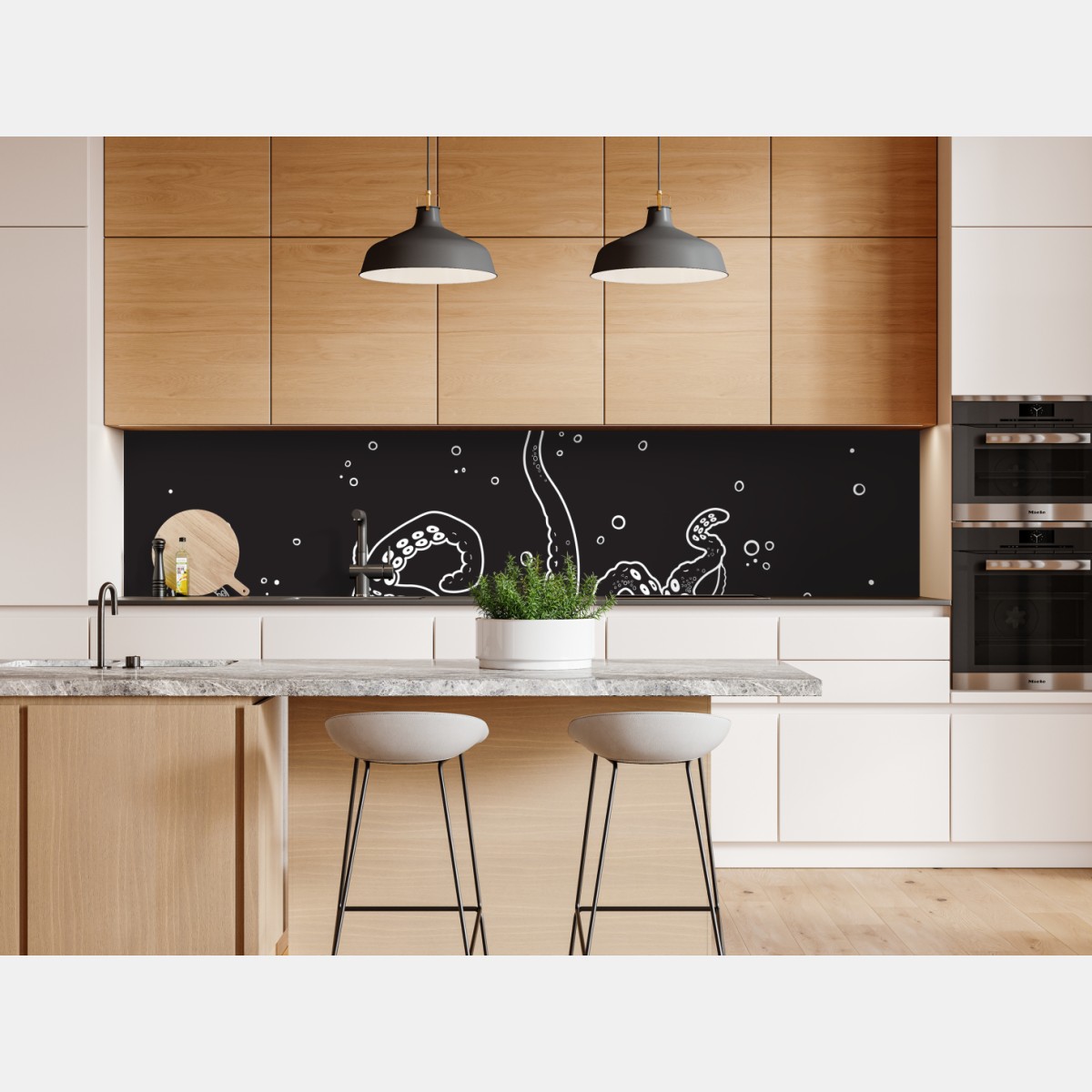 Repositionierbarer Aufkleber oktopus tentakel muster – Wallnifity® Repositionierbarer Aufkleber oktopus tentakel muster – Wallnifity®