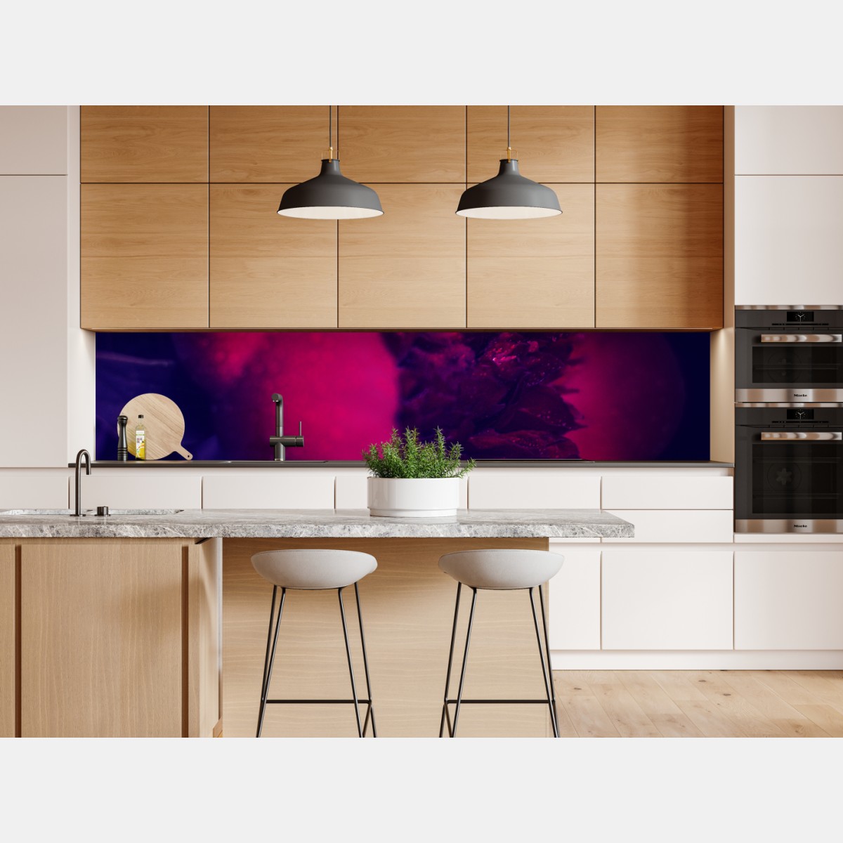 Repositionierbarer Aufkleber stimmungsvolle rosa pfingstrose nahaufnahme – Wallnifity® Repositionierbarer Aufkleber stimmungsvolle rosa pfingstrose nahaufnahme – Wallnifity®