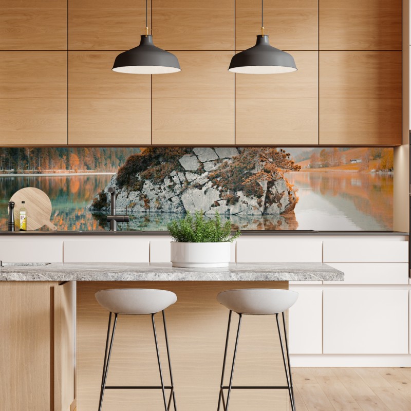 Repositionierbarer Aufkleber minimalistische fassadenstruktur mit geometrischem muster – Wallnifity®