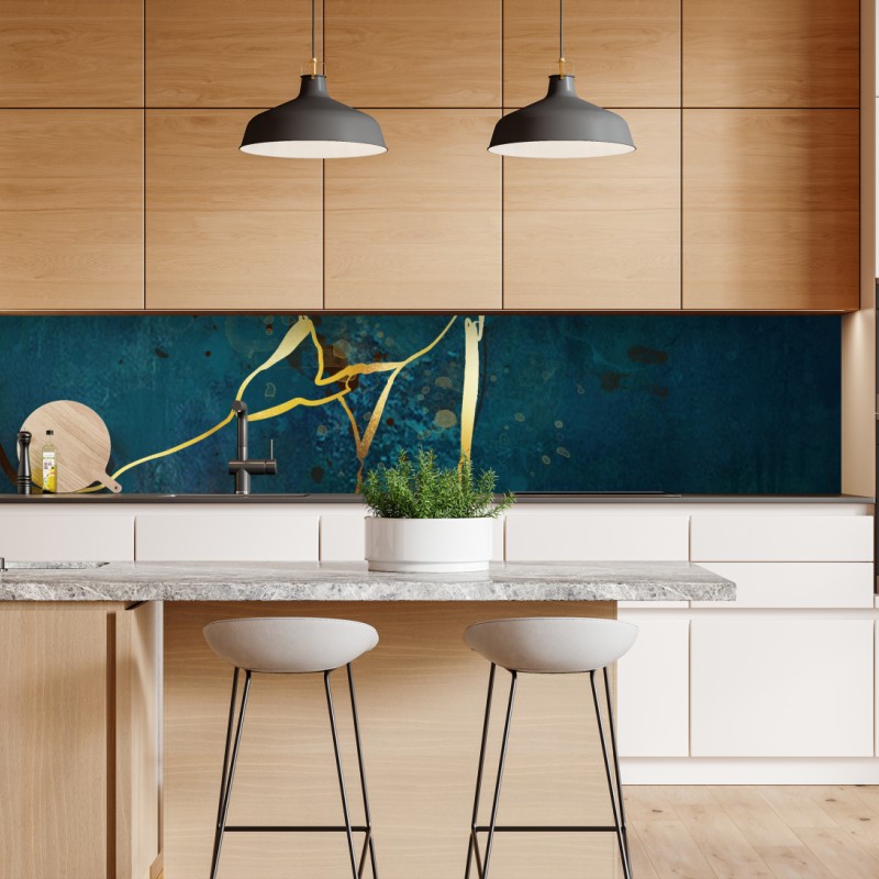 Repositionierbarer Aufkleber Dallas skyline im violetten abendlicht – Wallnifity®