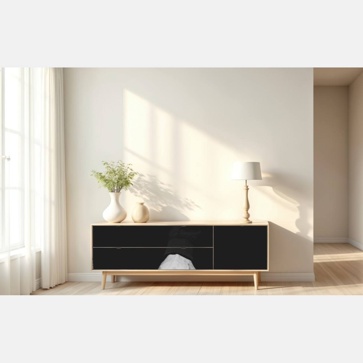 Repositionierbarer Aufkleber monochromes nahaufnahme einer hand am klavier – Wallnifity® Repositionierbarer Aufkleber monochromes nahaufnahme einer hand am klavier – Wallnifity®