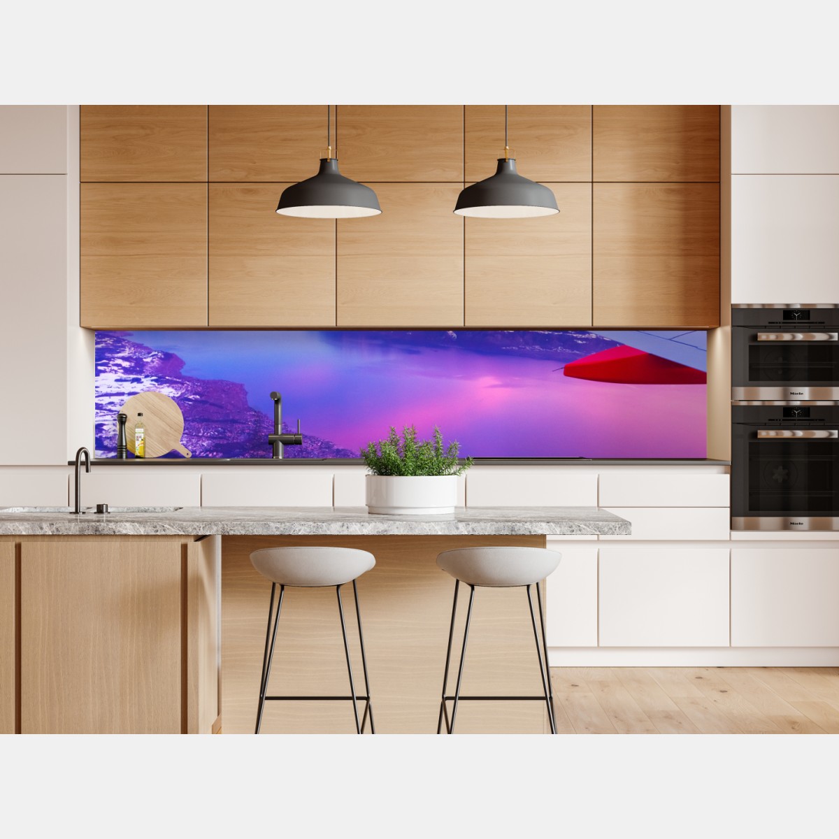 Repositionierbarer Aufkleber luftaufnahme einer stadt am see bei sonnenuntergang – Wallnifity® Repositionierbarer Aufkleber luftaufnahme einer stadt am see bei sonnenuntergang – Wallnifity®
