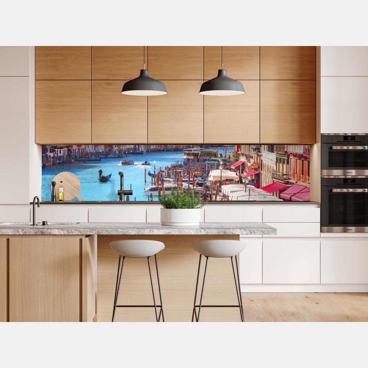 Repositionierbarer Aufkleber Venedig großer kanal stadtansicht – Wallnifity® Repositionierbarer Aufkleber Venedig großer kanal stadtansicht – Wallnifity®