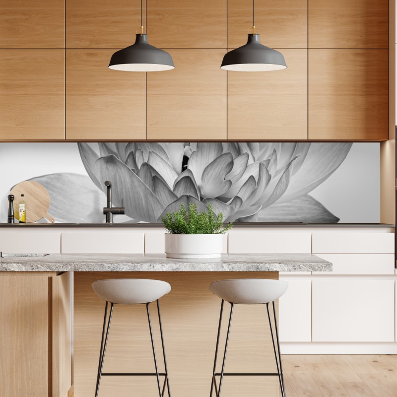 Repositionierbarer Aufkleber kirschblütenallee im frühling – Wallnifity®