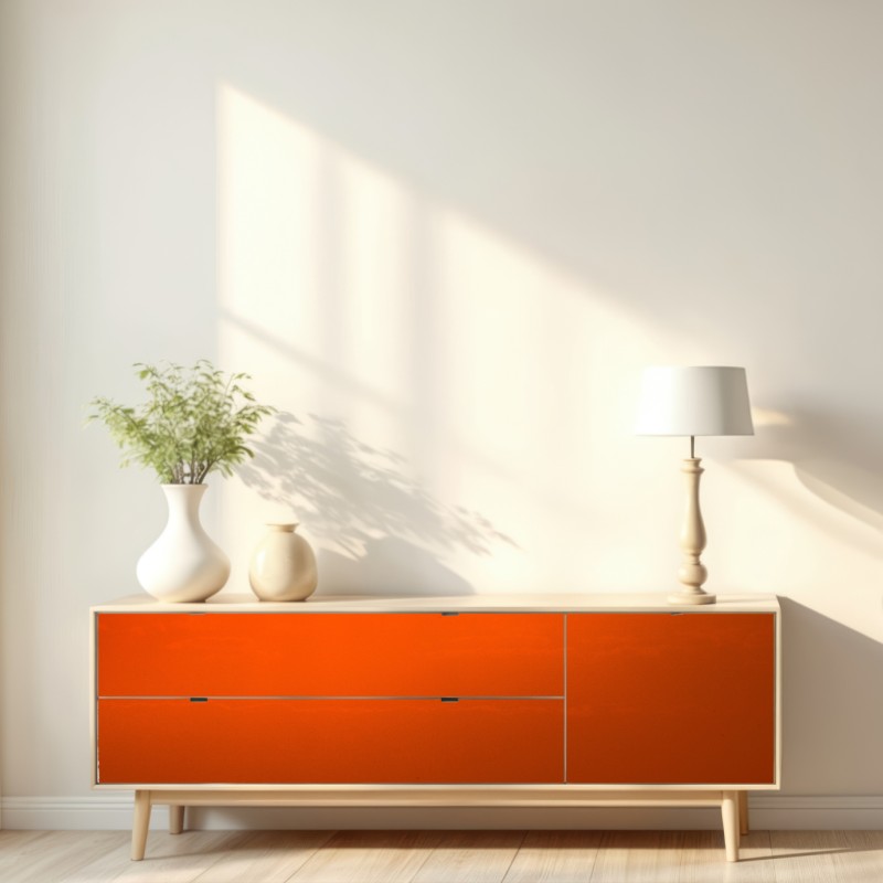 Repositionierbarer Aufkleber goldener sonnenuntergang über ruhigem see – Wallnifity® Repositionierbarer Aufkleber goldener sonnenuntergang über ruhigem see – Wallnifity®