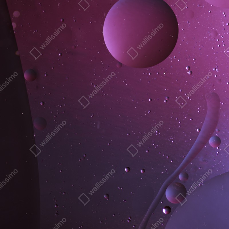 Repositionierbarer Aufkleber violette kosmische sphären abstrakte kunst – Wallnifity® Repositionierbarer Aufkleber violette kosmische sphären abstrakte kunst – Wallnifity®