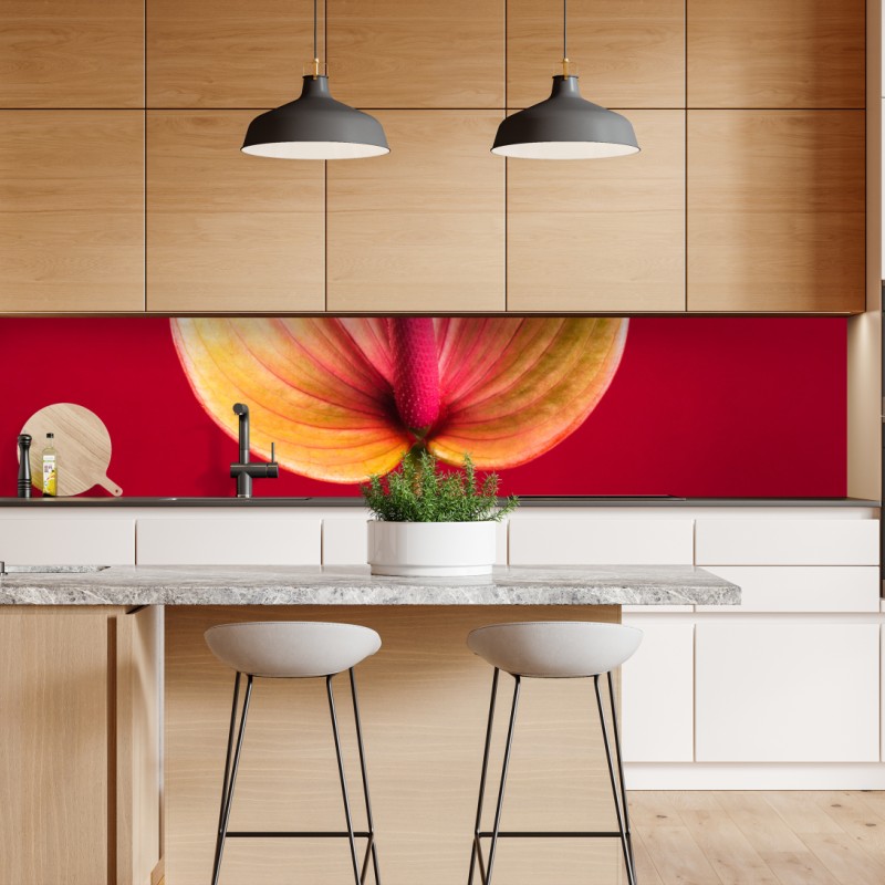 Repositionierbarer Aufkleber kirschblütenallee im frühling – Wallnifity®