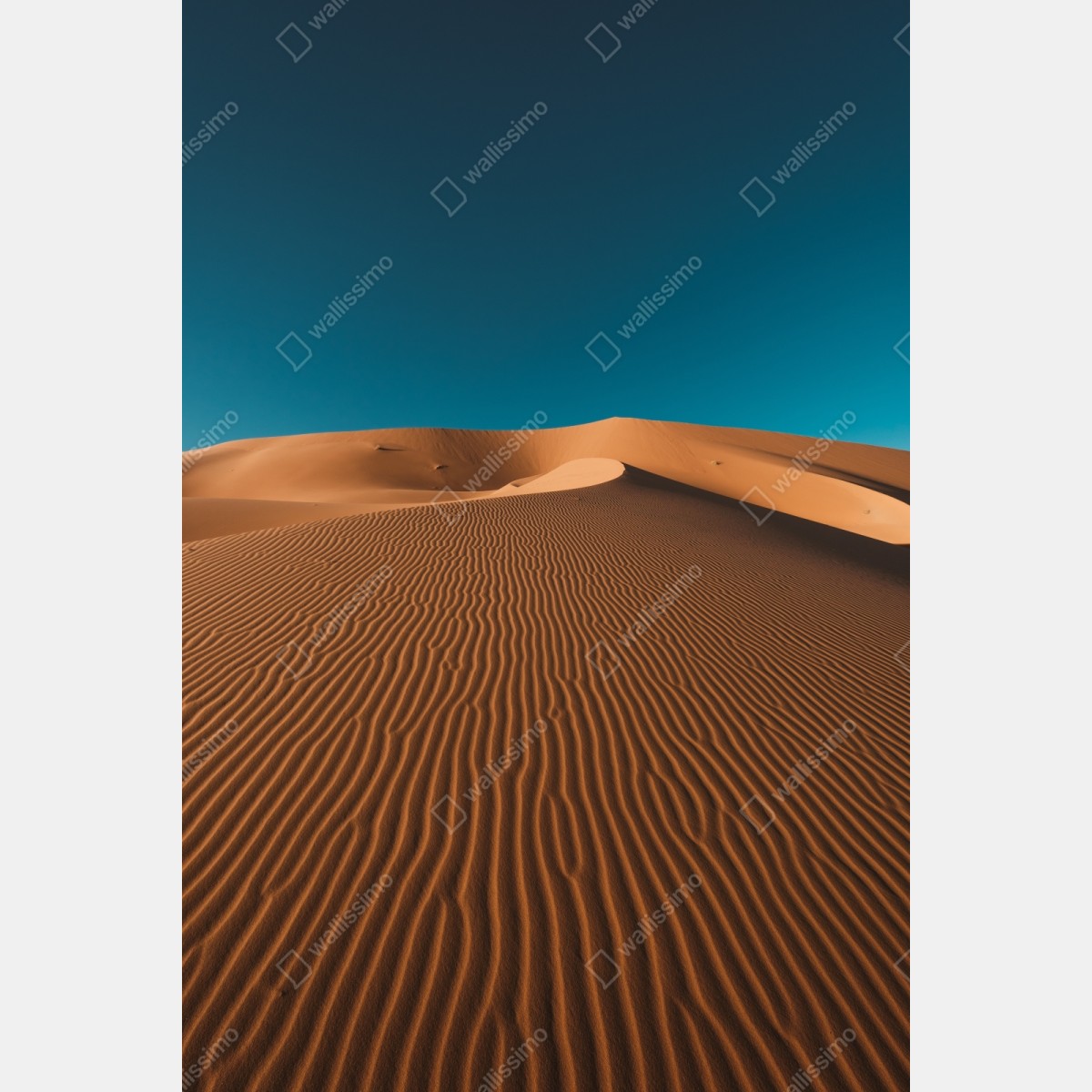 Repositionierbarer Aufkleber goldene sanddünen unter tiefblauem himmel – Wallnifity® Repositionierbarer Aufkleber goldene sanddünen unter tiefblauem himmel – Wallnifity®