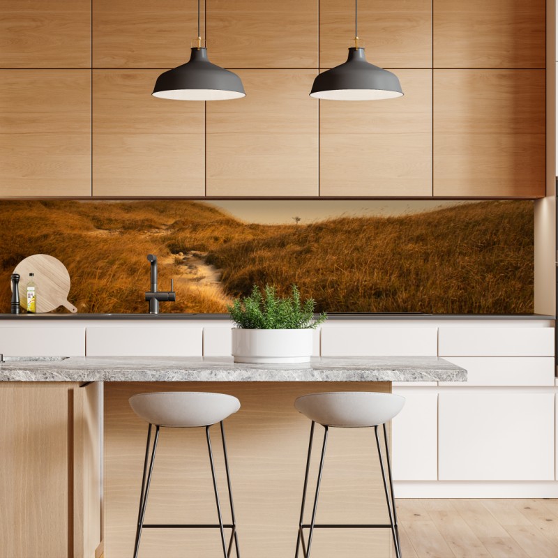 Repositionierbarer Aufkleber heller sonnenblumenstrauß auf grünem hintergrund – Wallnifity®