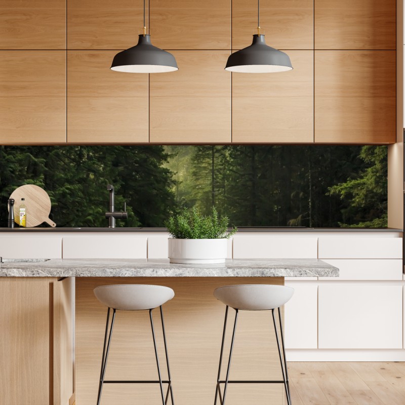 Repositionierbarer Aufkleber tiefblaue marmortextur – Wallnifity®