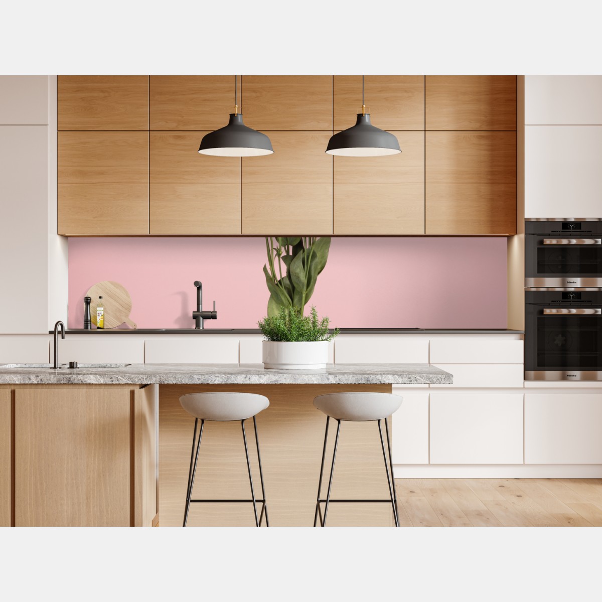 Repositionierbarer Aufkleber zarter rosa eustoma-strauß – Wallnifity® Repositionierbarer Aufkleber zarter rosa eustoma-strauß – Wallnifity®