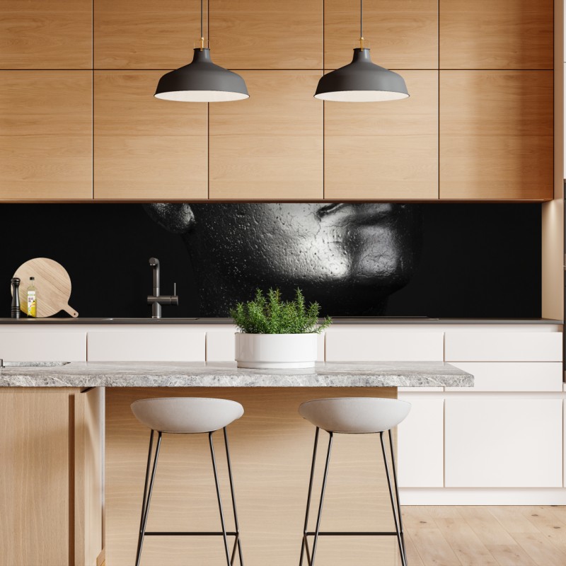 Repositionierbarer Aufkleber goldenes geometrisches kreismuster – Wallnifity®