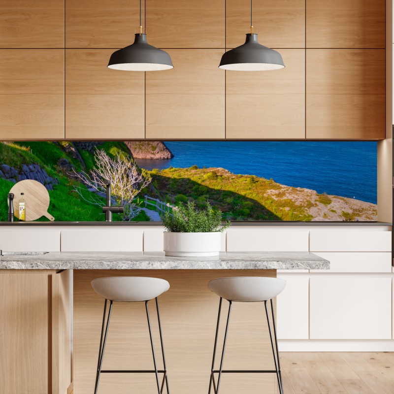Repositionierbarer Aufkleber London skyline mit spiegelung auf dem fluss – Wallnifity®