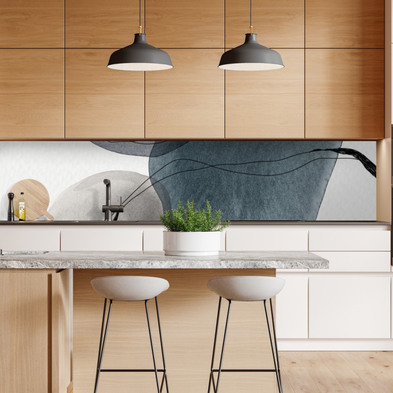 Repositionierbarer Aufkleber monochrome nahaufnahme einer dahlie – Wallnifity®
