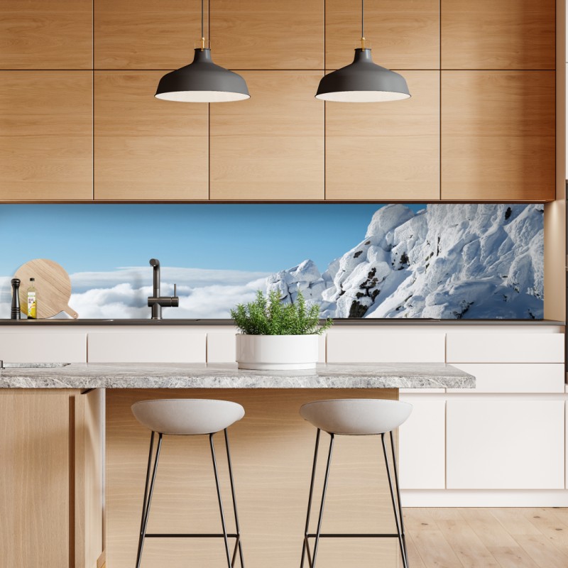 Repositionierbarer Aufkleber pastelliges blättermuster für die wand – Wallnifity®