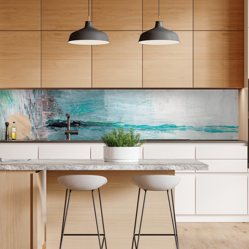 Repositionierbarer Aufkleber monochromes blumenmuster – Wallnifity®