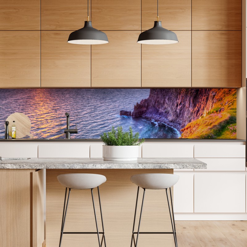 Repositionierbarer Aufkleber buntes bausteinmuster – Wallnifity®