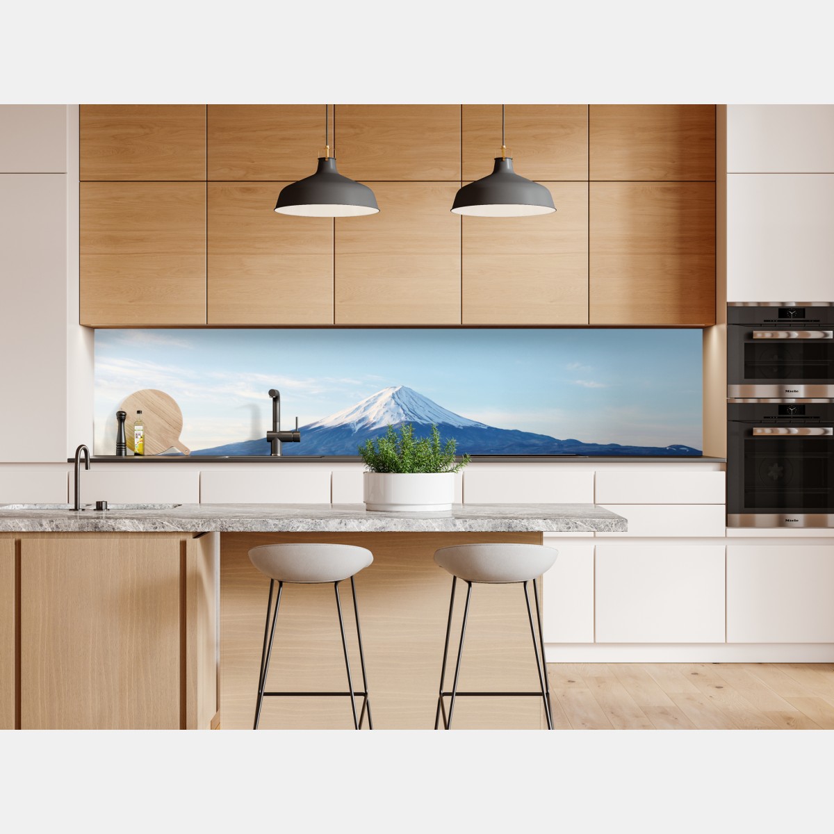 Repositionierbarer Aufkleber berg Fuji spiegelung im see – Wallnifity® Repositionierbarer Aufkleber berg Fuji spiegelung im see – Wallnifity®