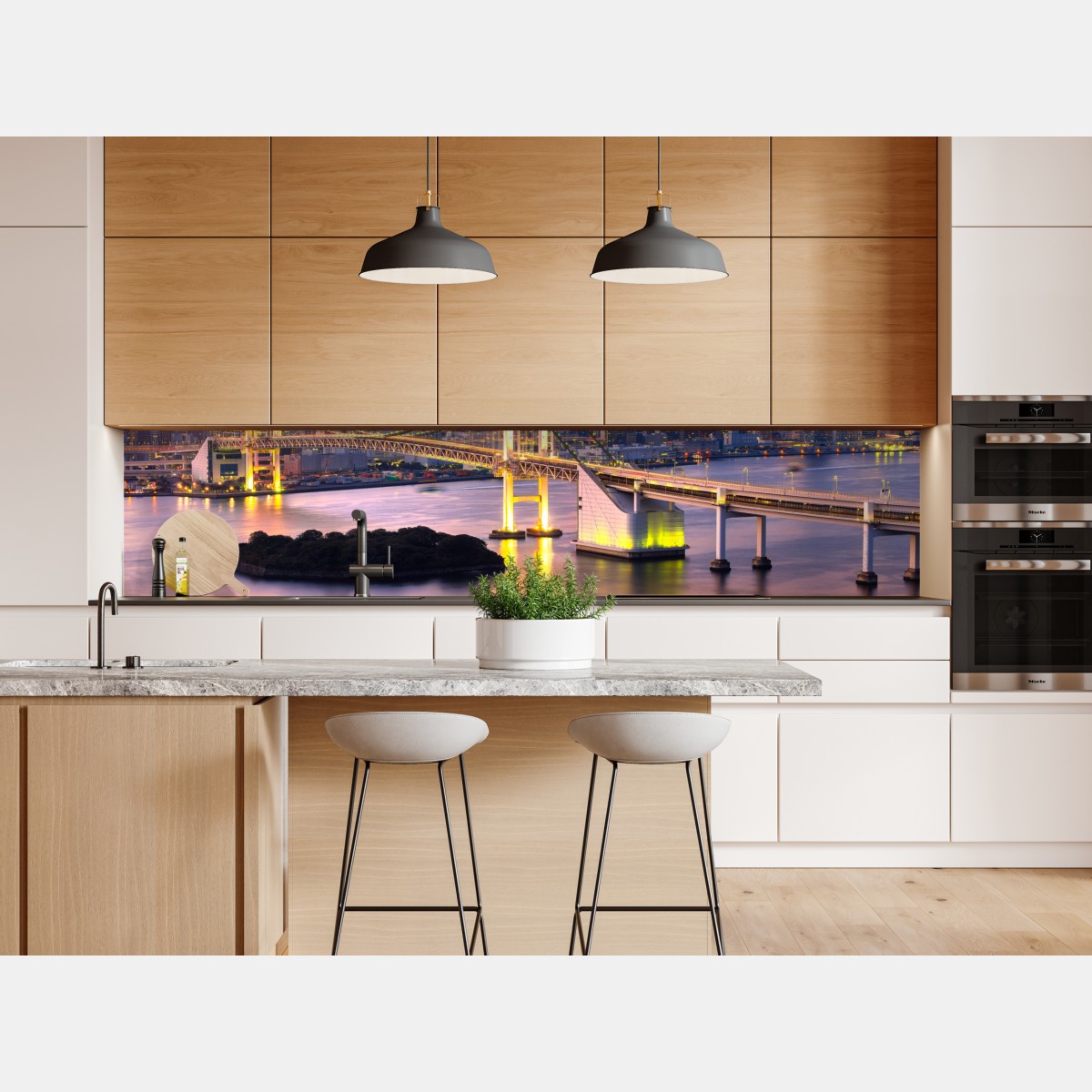 Repositionierbarer Aufkleber Tokio skyline bei sonnenuntergang – Wallnifity® Repositionierbarer Aufkleber Tokio skyline bei sonnenuntergang – Wallnifity®