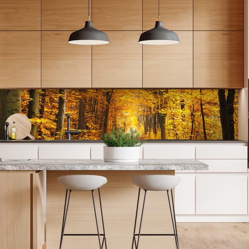 Repositionierbarer Aufkleber dramatische küstenklippen mit meerblick – Wallnifity®