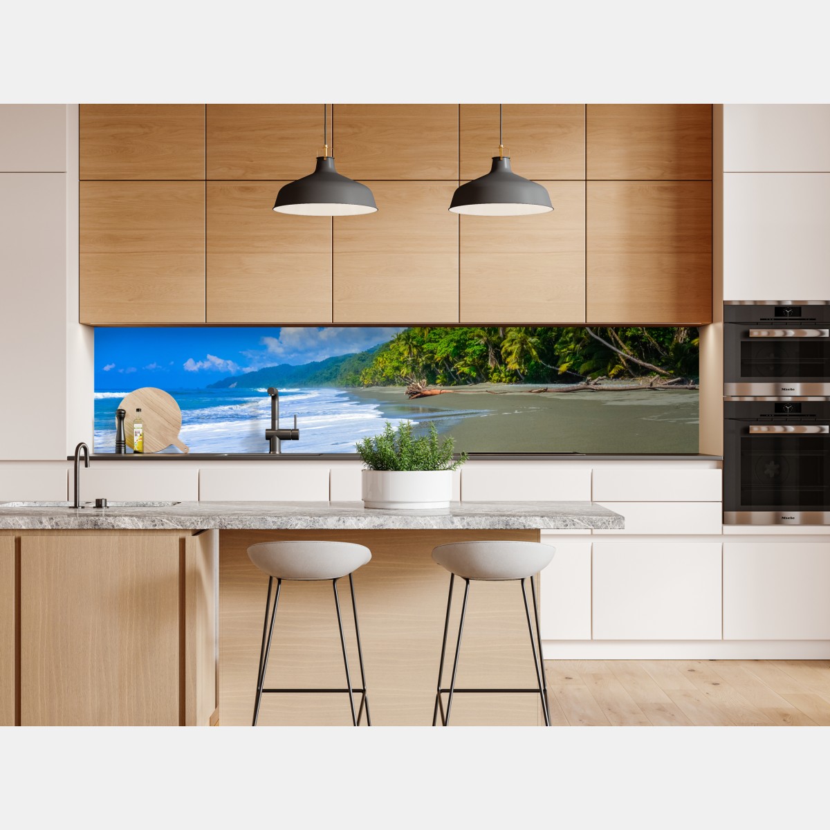 Repositionierbarer Aufkleber wilder strand bei Corcovado, Costa Rica – Wallnifity® Repositionierbarer Aufkleber wilder strand bei Corcovado, Costa Rica – Wallnifity®