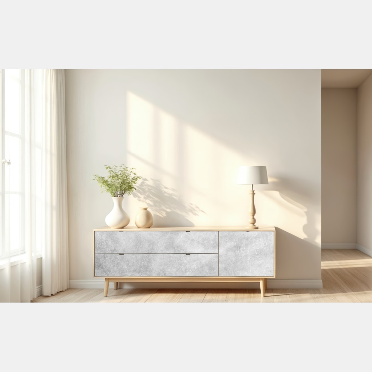 Repositionierbarer Aufkleber subtile graue betonstruktur – Wallnifity® Repositionierbarer Aufkleber subtile graue betonstruktur – Wallnifity®