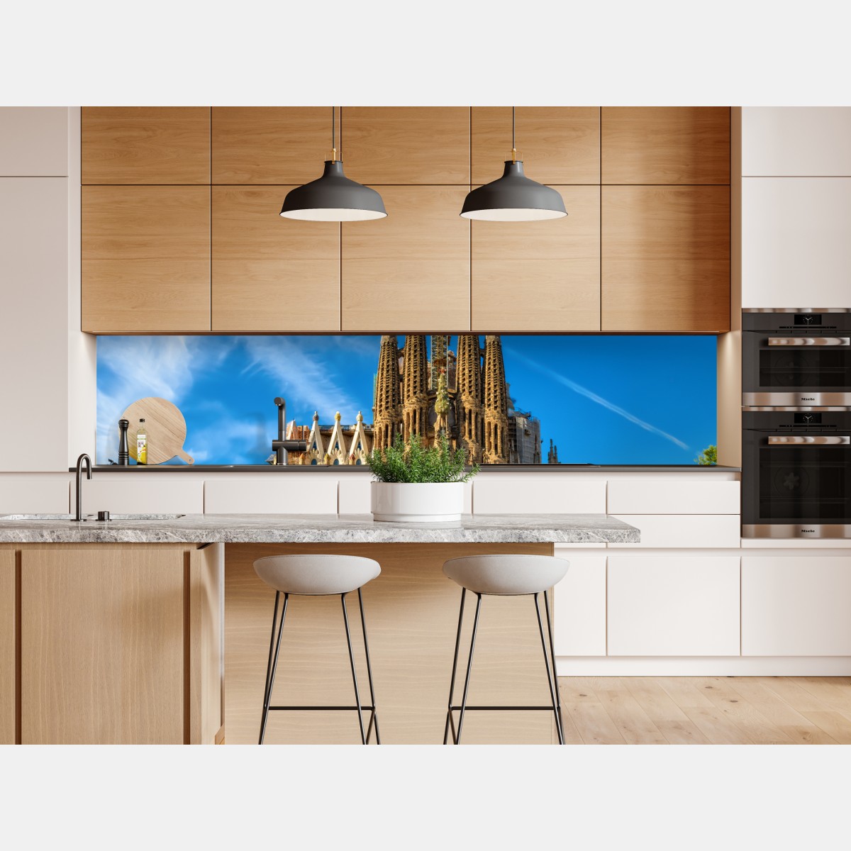 Repositionierbarer Aufkleber Sagrada Familia in Barcelona – Wallnifity® Repositionierbarer Aufkleber Sagrada Familia in Barcelona – Wallnifity®