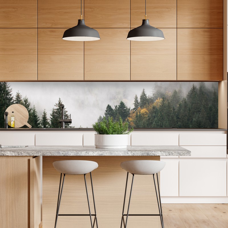 Repositionierbarer Aufkleber Dallas skyline im violetten abendlicht – Wallnifity®