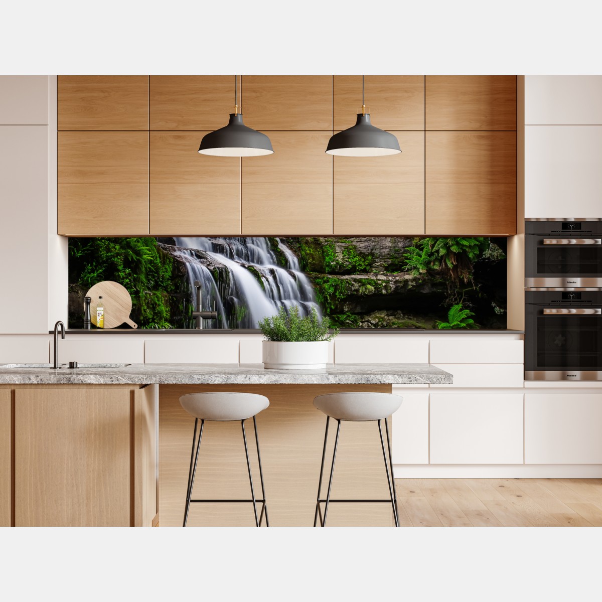 Repositionierbarer Aufkleber wasserfall Liffey Falls im üppigen Regenwald von Tasmanien – Wallnifity® Repositionierbarer Aufkleber wasserfall Liffey Falls im üppigen Regenwald von Tasmanien – Wallnifity®