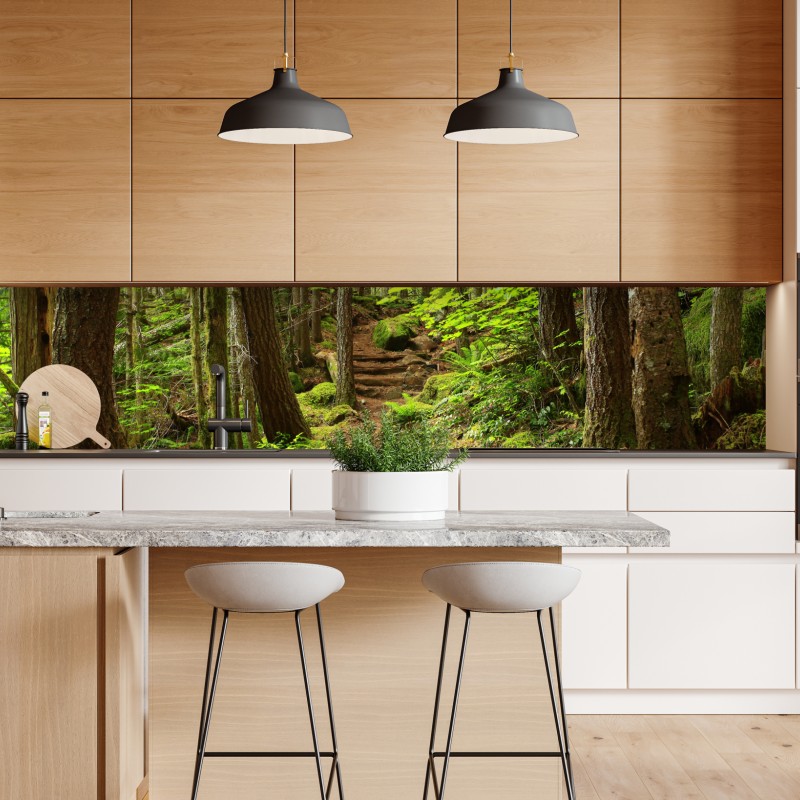 Repositionierbarer Aufkleber feines goldenes ginkgo-blätter muster – Wallnifity®