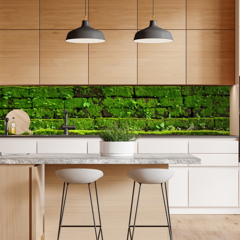 Repositionierbarer Aufkleber elegantes beiges damastmuster – Wallnifity®