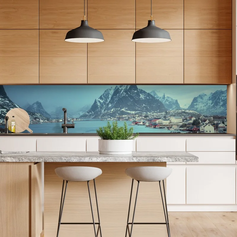 Repositionierbarer Aufkleber Jacksonville skyline bei dämmerung – Wallnifity®