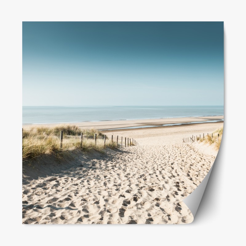 Repositionierbarer Aufkleber zebra in monochromen streifen – Wallnifity®