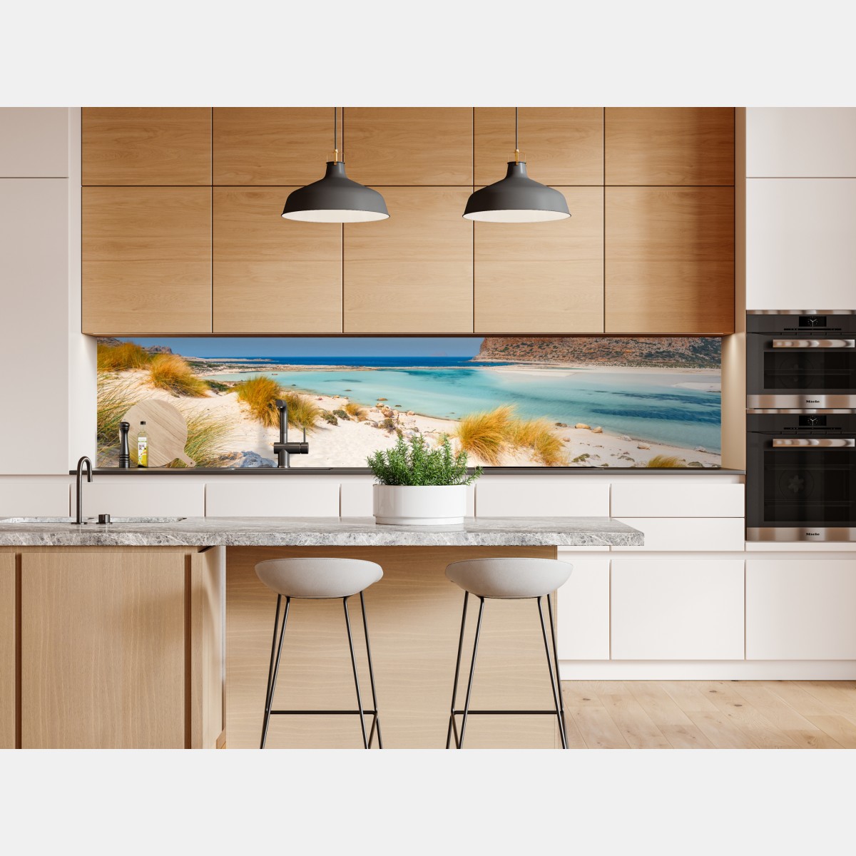 Repositionierbarer Aufkleber lagune Balos, Kreta: türkisser traum – Wallnifity® Repositionierbarer Aufkleber lagune Balos, Kreta: türkisser traum – Wallnifity®