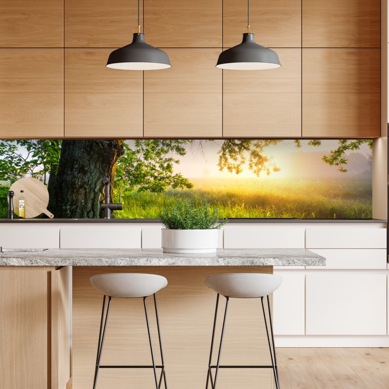 Repositionierbarer Aufkleber tropisches bananenblattmuster – Wallnifity®