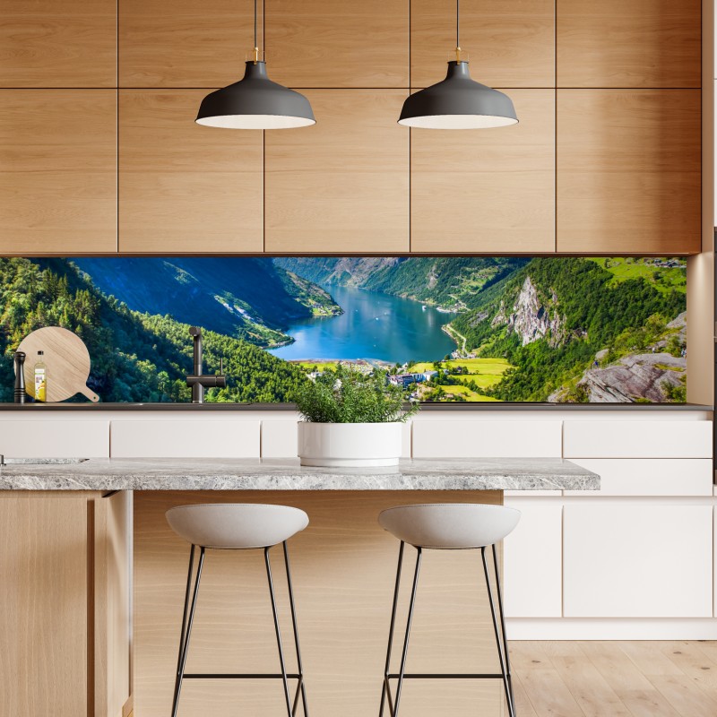 Repositionierbarer Aufkleber Anse d'Argent tropischer granitstrand – Wallnifity®