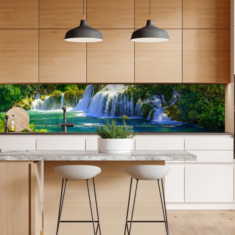 Repositionierbarer Aufkleber goldenes monstera blatt auf weißem hintergrund – Wallnifity®
